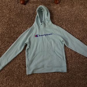 Blue champion hoodie